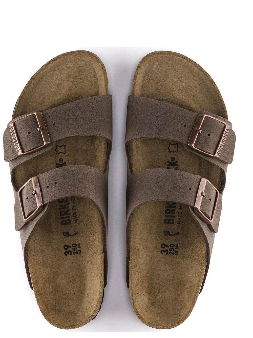 Birkenstock Arizona birkibuc size 42, Mocha